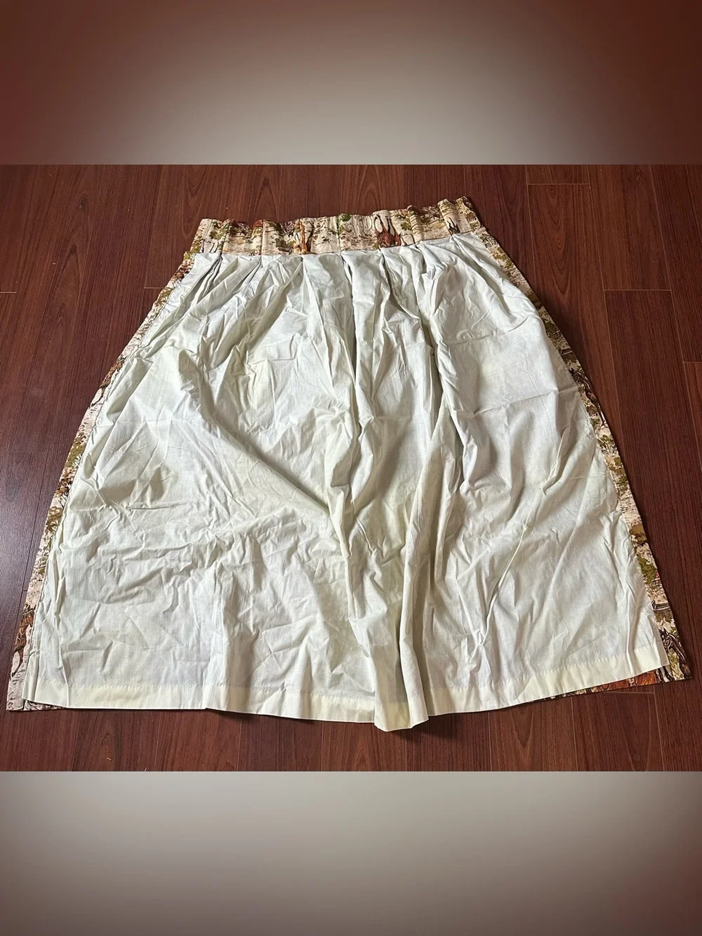 Vintage Pinch Pleat 70s Curtains Riverdale Ranch Riders Equestrian 23x48 Pair